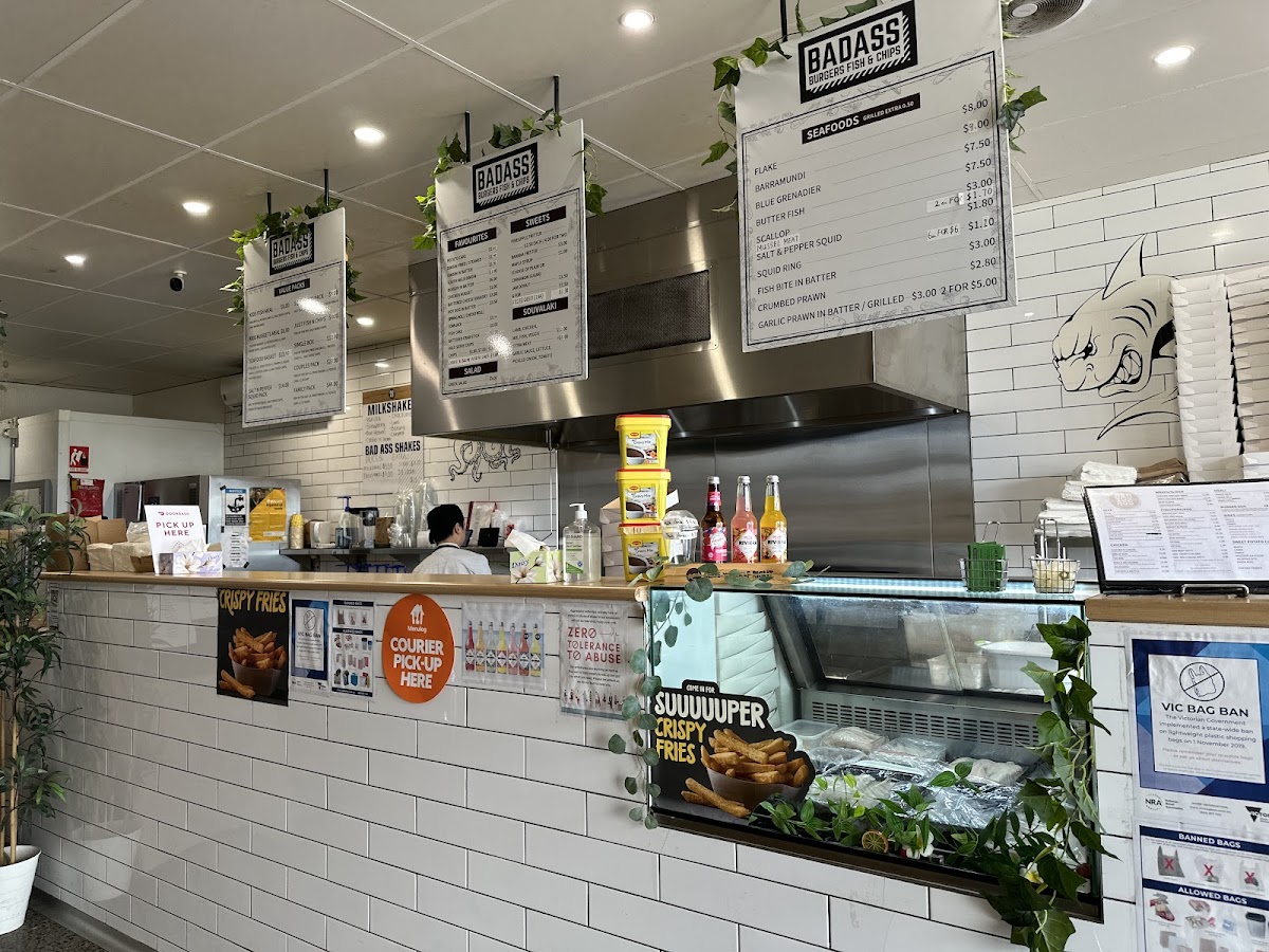 Badass Burgers, Fish And Chips
